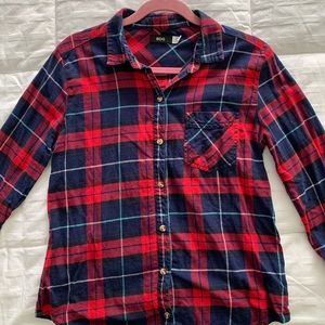 BDG cozy red flannel. Size S.